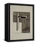 Proun 4B-El Lissitzky-Framed Stretched Canvas