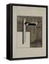 Proun 4B-El Lissitzky-Framed Stretched Canvas