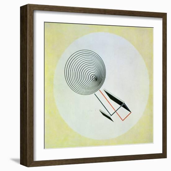 Proun 93, 1924-El Lissitzky-Framed Giclee Print