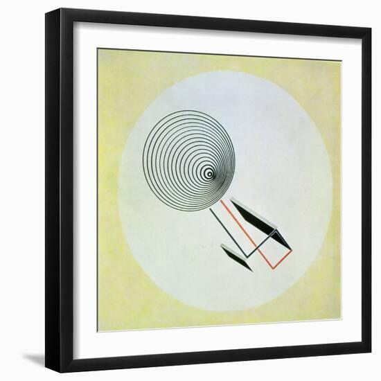 Proun 93, 1924-El Lissitzky-Framed Giclee Print