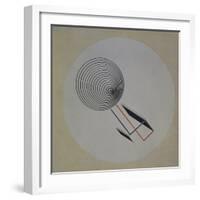 Proun 93. Floating Spiral, 1924-El Lissitzky-Framed Giclee Print