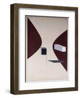 Proun N 90 (Ismenbuch), 1925-El Lissitzky-Framed Giclee Print