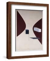 Proun N 90 (Ismenbuch), 1925-El Lissitzky-Framed Giclee Print