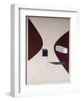 Proun N 90 (Ismenbuch), 1925-El Lissitzky-Framed Giclee Print