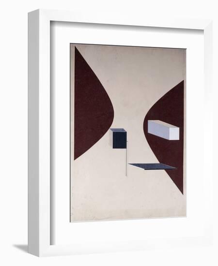 Proun N 90 (Ismenbuch), 1925-El Lissitzky-Framed Giclee Print