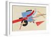 Proun. Street Decoration Design, 1921-El Lissitzky-Framed Giclee Print