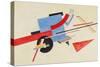 Proun. Street Decoration Design, 1921-El Lissitzky-Stretched Canvas