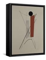 Proun-El Lissitzky-Framed Stretched Canvas