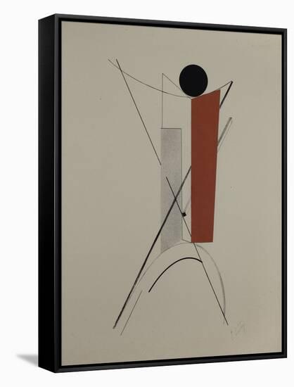 Proun-El Lissitzky-Framed Stretched Canvas