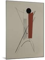 Proun-El Lissitzky-Mounted Giclee Print