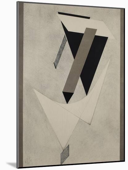 Proun-El Lissitzky-Mounted Giclee Print