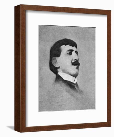 Proust (Age 51)-Jean-Louis Vaudoyer-Framed Art Print