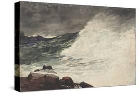 Prout's Neck, Breaking Wave, 1887-Winslow Homer-Stretched Canvas