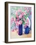 Provencal Arrangement of Pinks and Eucalyptus-Karen Armitage-Framed Giclee Print