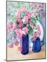 Provencal Arrangement of Pinks and Eucalyptus-Karen Armitage-Mounted Giclee Print