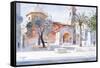 Provencal Church, 1993-Lucy Willis-Framed Stretched Canvas