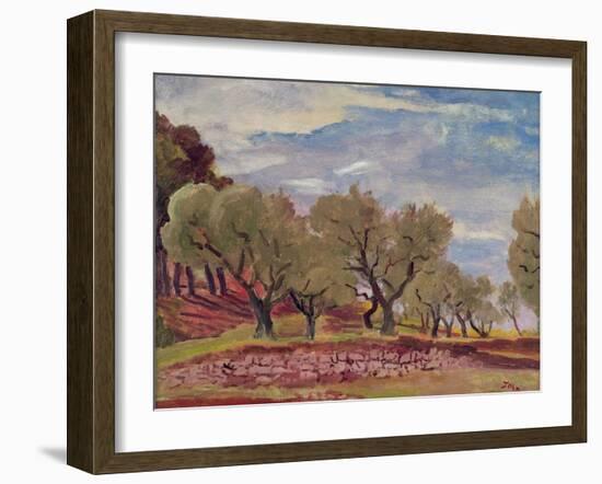 Provencal Landscape-Augustus Edwin John-Framed Giclee Print