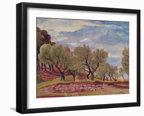 Provencal Landscape-Augustus Edwin John-Framed Giclee Print