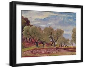 Provencal Landscape-Augustus Edwin John-Framed Giclee Print