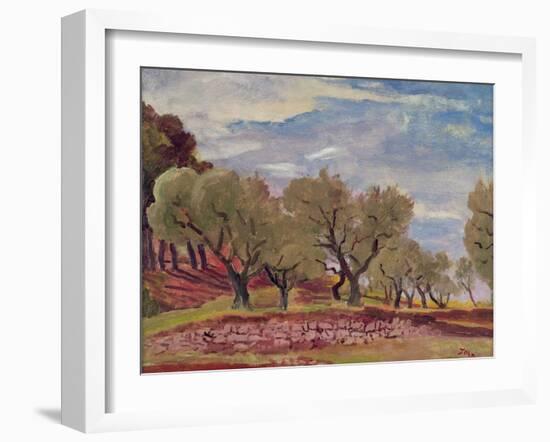 Provencal Landscape-Augustus Edwin John-Framed Giclee Print