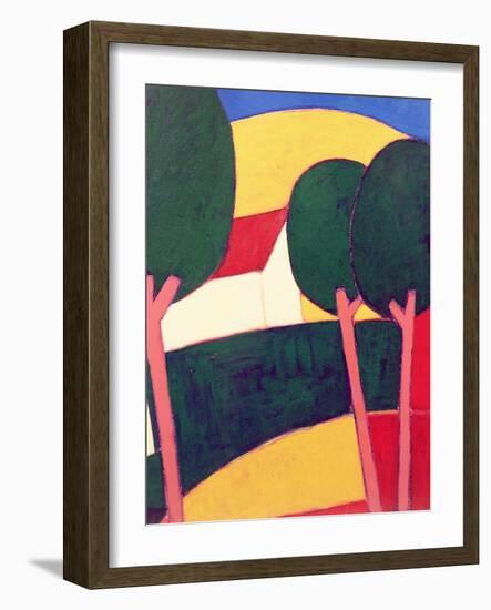 Provencal Paysage, 1997-Eithne Donne-Framed Giclee Print