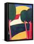 Provencal Paysage, 1997-Eithne Donne-Framed Stretched Canvas