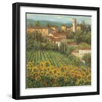 Provencal Village IV-Michael Longo-Framed Art Print