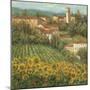 Provencal Village IV-Michael Longo-Mounted Premium Giclee Print