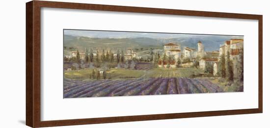 Provencal Village - Landscape-Longo-Framed Giclee Print