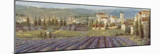 Provencal Village - Landscape-Longo-Mounted Giclee Print