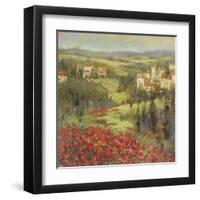 Provencal Village XIII-Longo-Framed Giclee Print