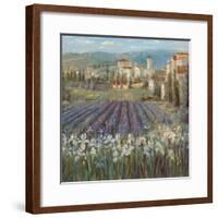 Provencal Village-Michael Longo-Framed Premium Giclee Print