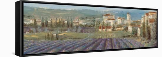 Provencal Village-Michael Longo-Framed Stretched Canvas