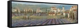 Provencal Village-Michael Longo-Framed Stretched Canvas