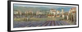 Provencal Village-Michael Longo-Framed Premium Giclee Print