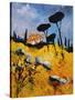 Provence 453111-Pol Ledent-Stretched Canvas