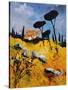 Provence 453111-Pol Ledent-Stretched Canvas