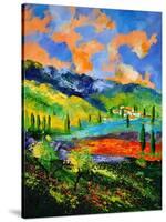 Provence 454190-Pol Ledent-Stretched Canvas