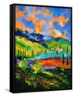 Provence 454190-Pol Ledent-Framed Stretched Canvas