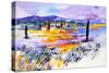 Provence 5170 Watercolor-Pol Ledent-Stretched Canvas