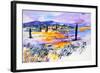 Provence 5170 Watercolor-Pol Ledent-Framed Art Print