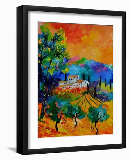 Provence 674110-Pol Ledent-Framed Art Print