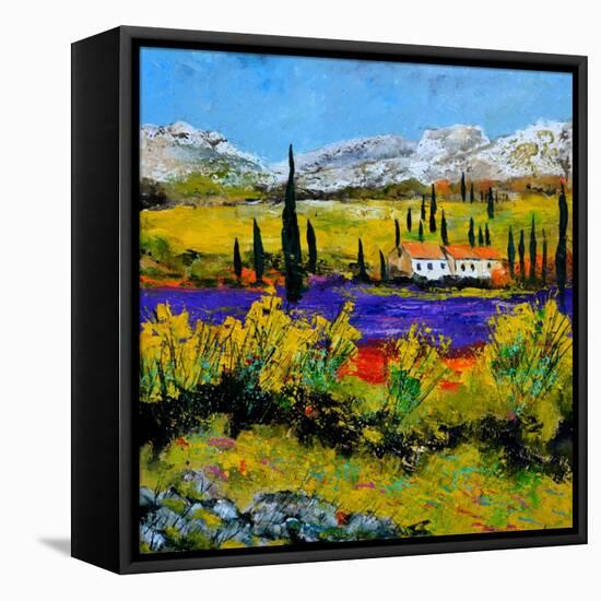 Provence 885120-Pol Ledent-Framed Stretched Canvas