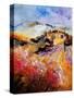 Provence, Cherry Trees, Lavender Fields-Pol Ledent-Stretched Canvas