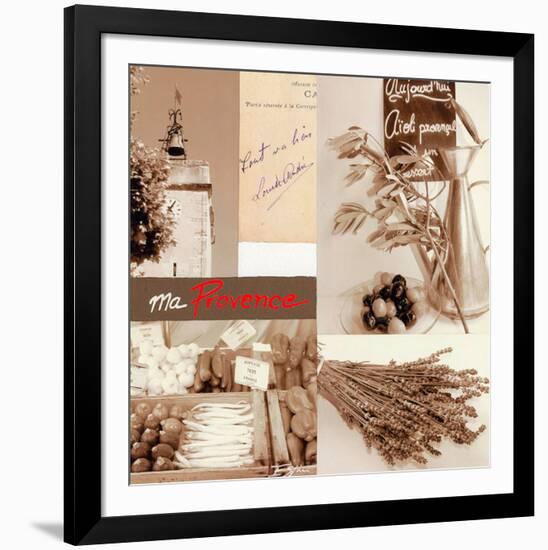 Provence clochet-Lizie-Framed Art Print