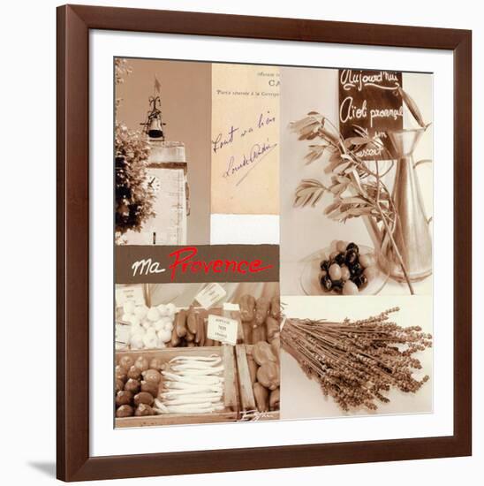 Provence clochet-Lizie-Framed Art Print