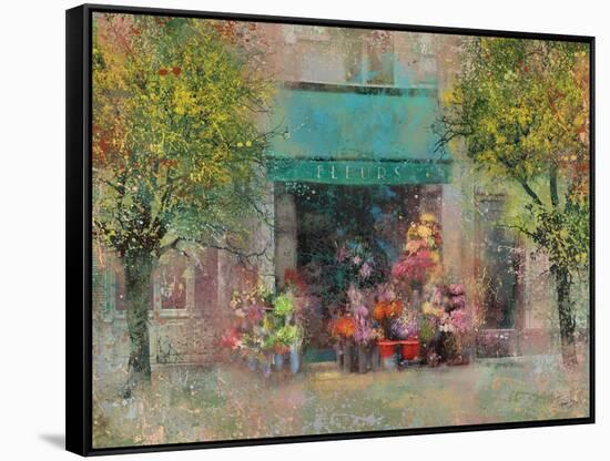 Provence Flower Shop-Eric Yang-Framed Stretched Canvas