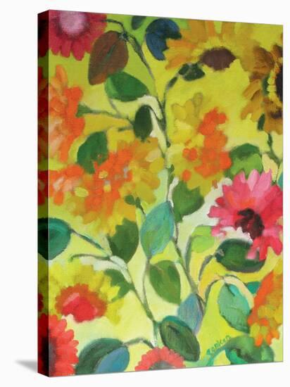 Provence Garden 1-Kim Parker-Stretched Canvas