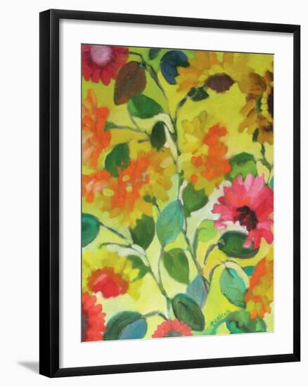 Provence Garden 1-Kim Parker-Framed Giclee Print