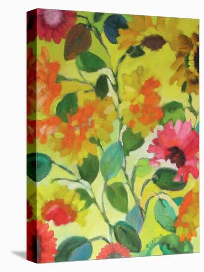 Provence Garden 1-Kim Parker-Stretched Canvas